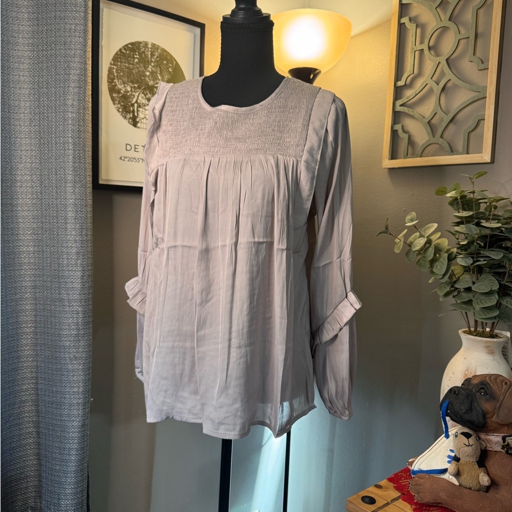 Hayden Los Angeles Women's Gray Blouse